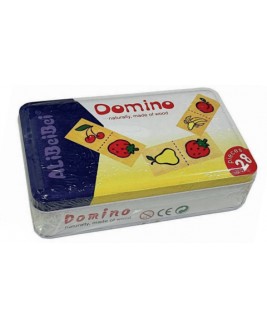 Hamaha Educational Wooden Toy Alibebei Domino Game